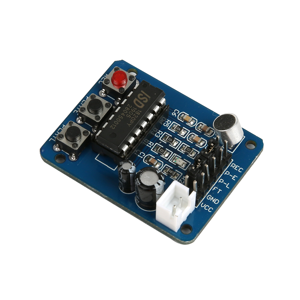 Модуль записи и воспроизведения звука ISD1820 с микрофоном